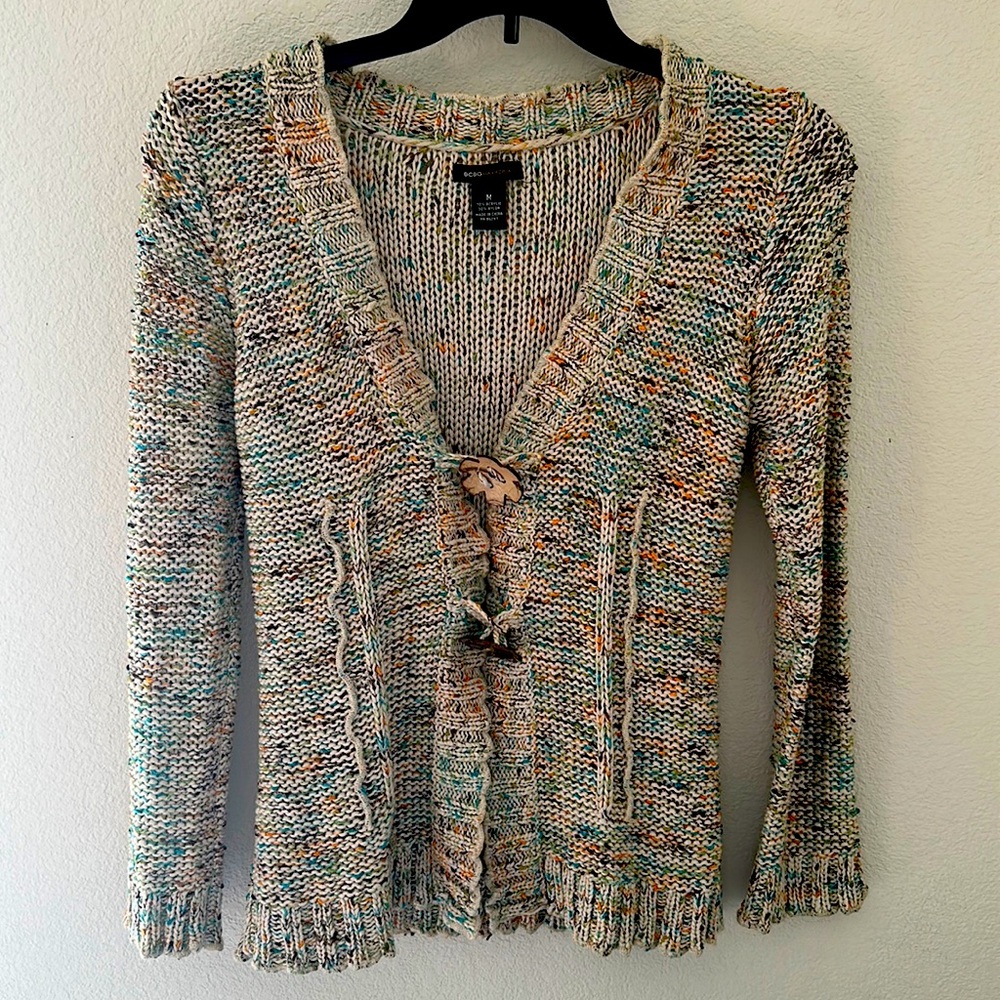 BCBG boho sweater